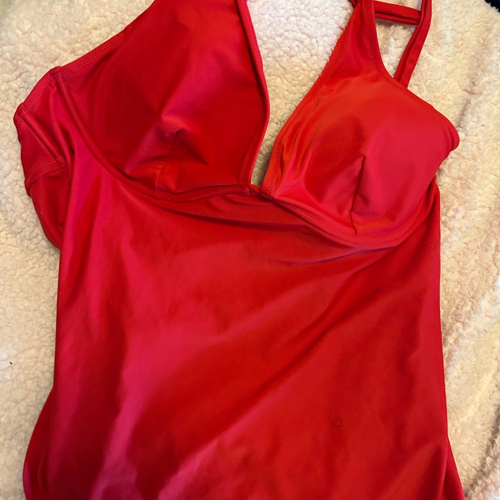OLD NAVY red tankini.